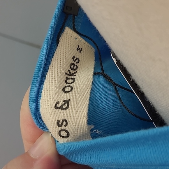 OS & Oakes Size M Blue T-Shirt Dress - Picture 5 of 7